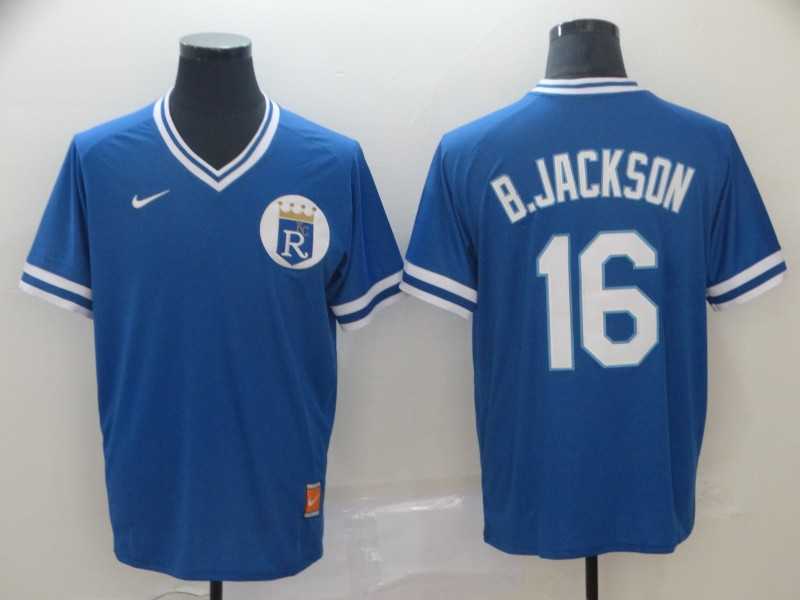 Royals 16 Bo Jackson Blue Throwback Jerseys,We sell and wholesale Royals 16 Bo Jackson Blue Throwback Jerseys on line form chian!
